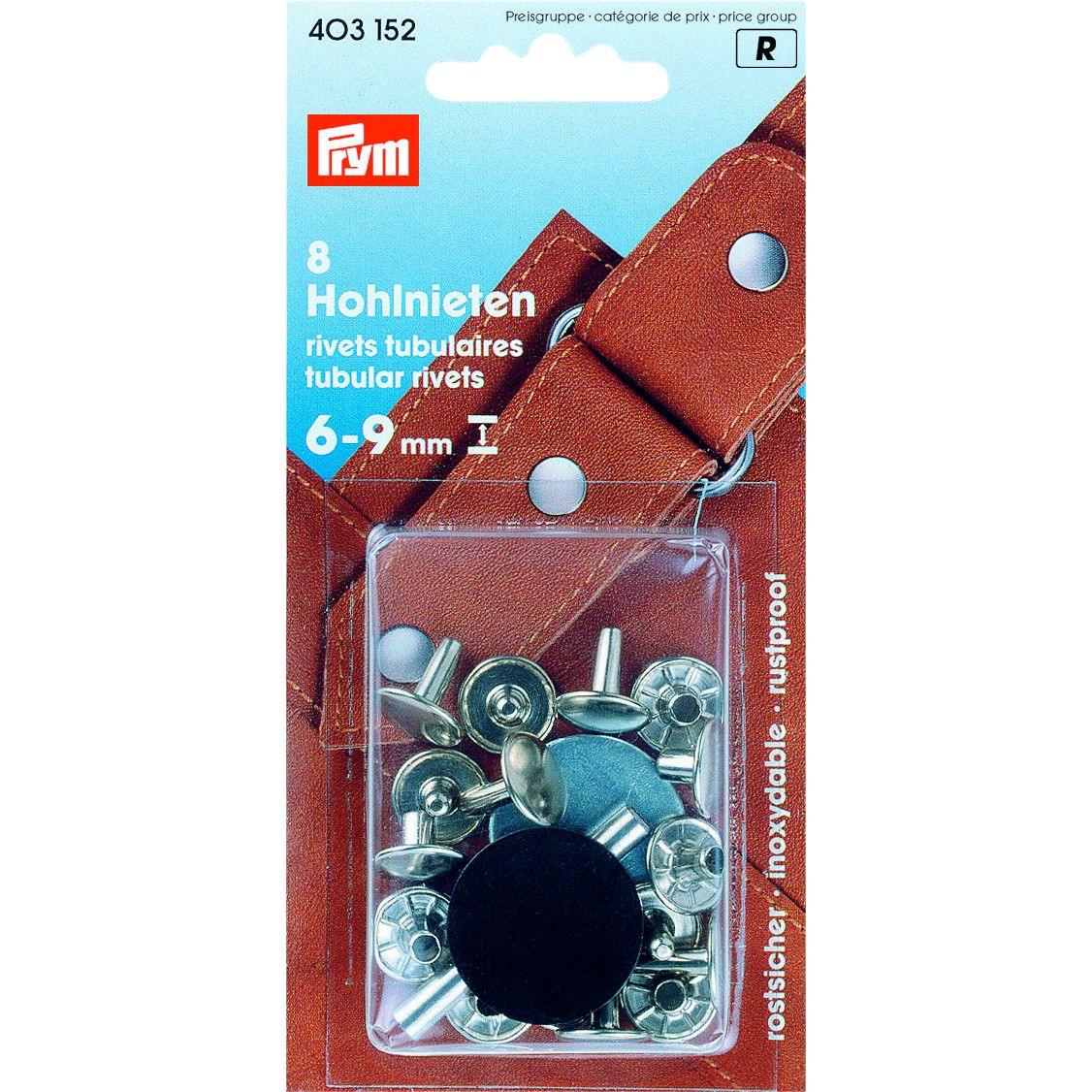 Ozdobne Nity 6-9mm - Kolor srebrny