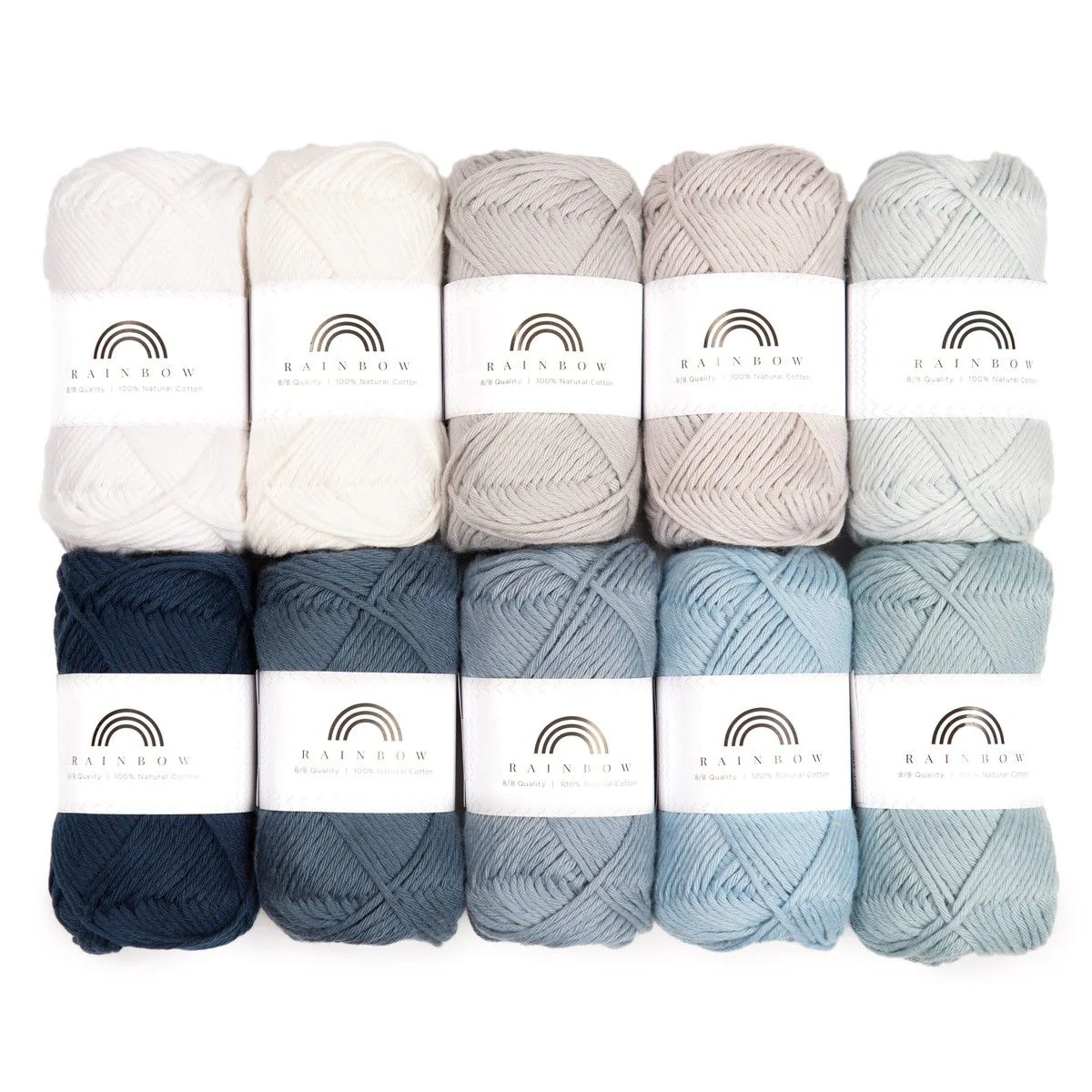 Rainbow Cotton 8/8 Color Pack - Zestaw 10 włóczek - Image 5