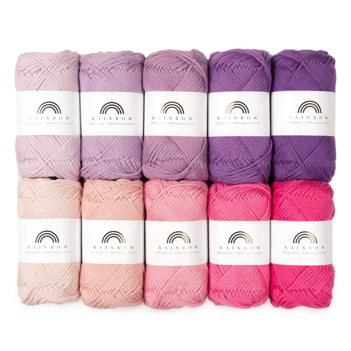 Rainbow Cotton 8/8 Color Pack - Zestaw 10 włóczek - Image 6