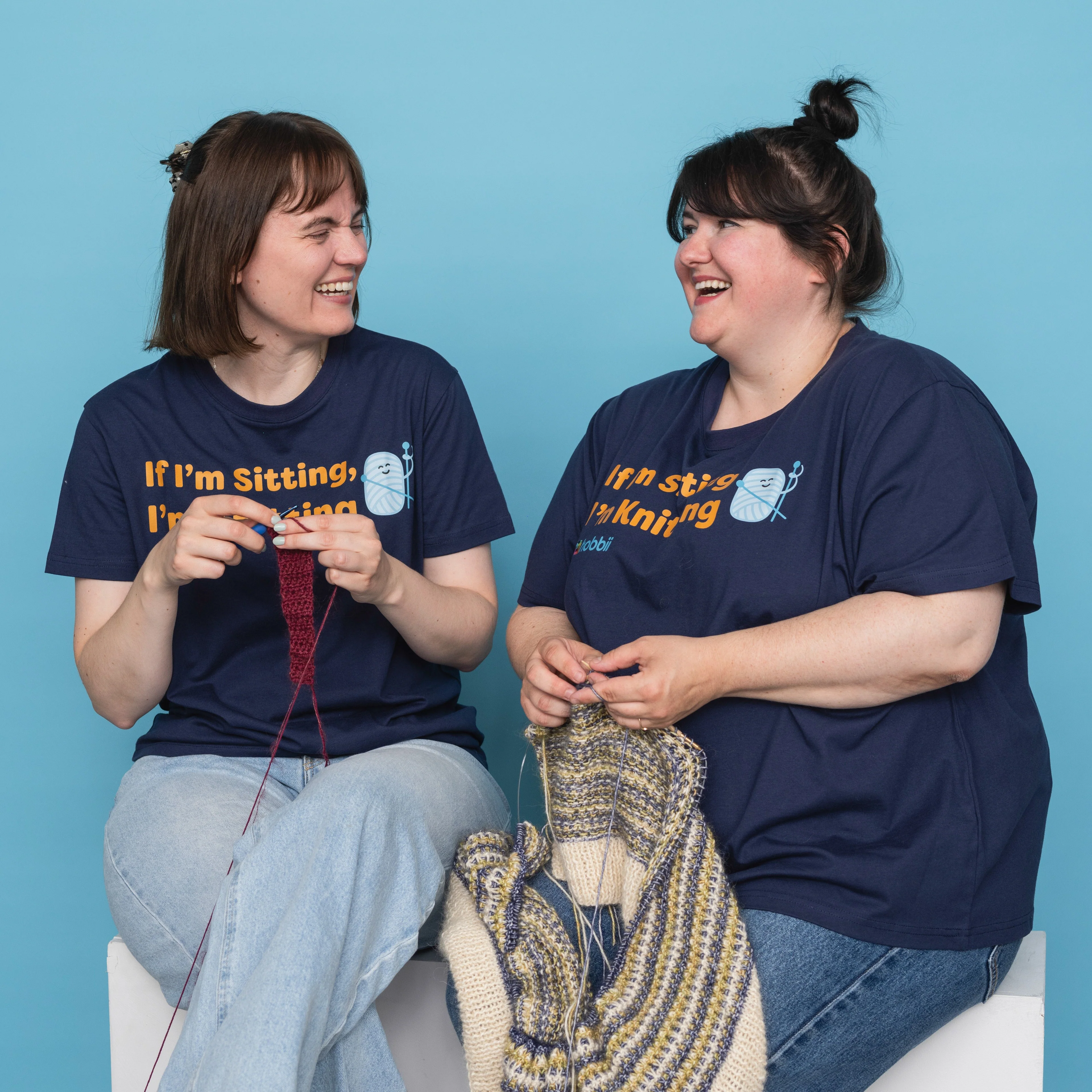 Sitting Knitting T-shirt - Yarniis (Edycja limitowana) - Image 7